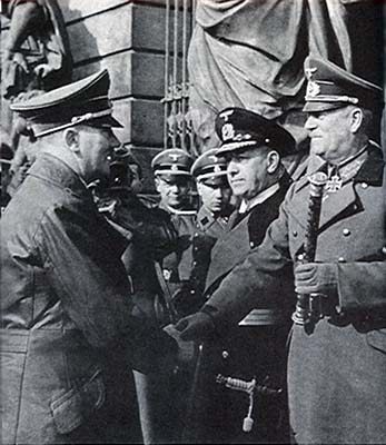 Hitler, Rader, Keitel (1942)